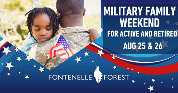 Military Family Weekend for Active and Retired graphic