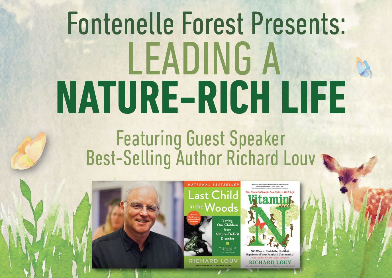 Fontenelle Forest Presents Leading a Nature-Rich Life graphic