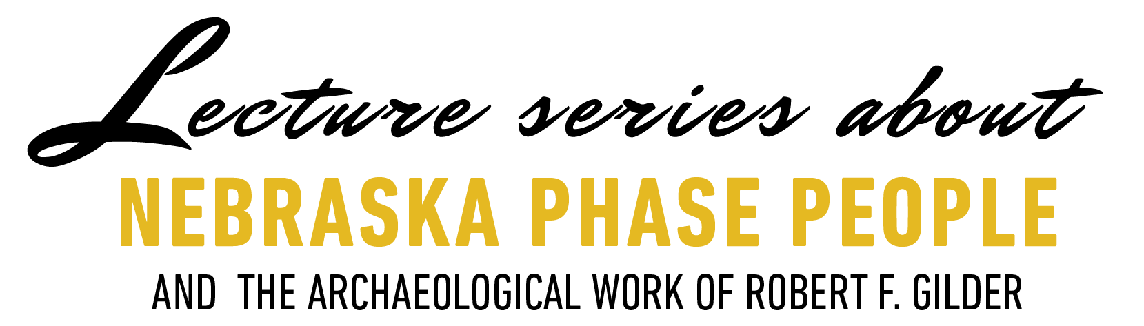 Lecture series about Nebraska Phase People graphic