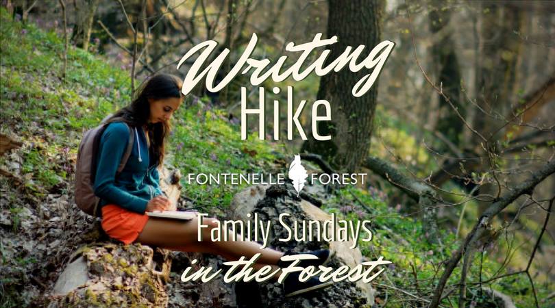Writing Hike Family Sundays graphic