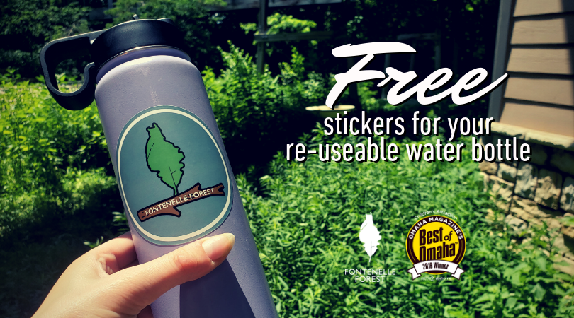 Free stickers for your reuseable waterbottle graphic