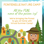 Fontenelle Nature Camp 2020 sign