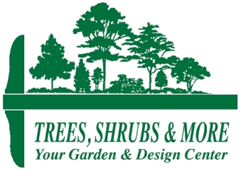The TREES, SHRUBS & MORE Your Garden & Design Center logo