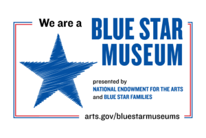 a "We are a BLUE STAR MUSEUM" label