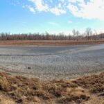 The photo of the currently dry Great Marsh. Photo by Fed McCaslin.